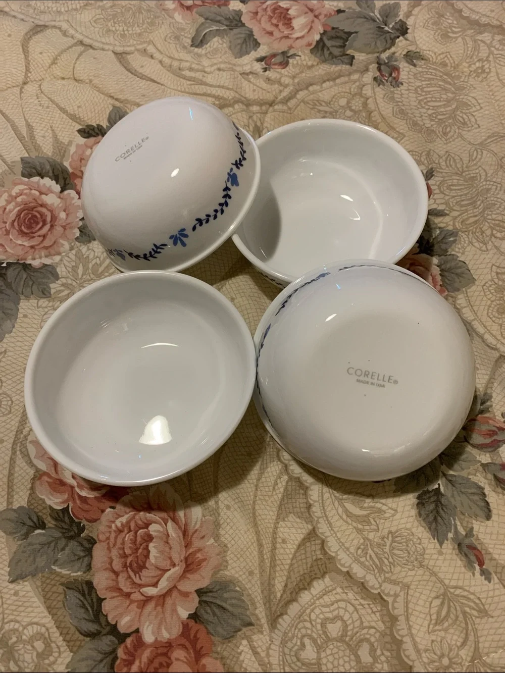 Corelle “Portofino” cereal/soup Bowls  - Set of 4